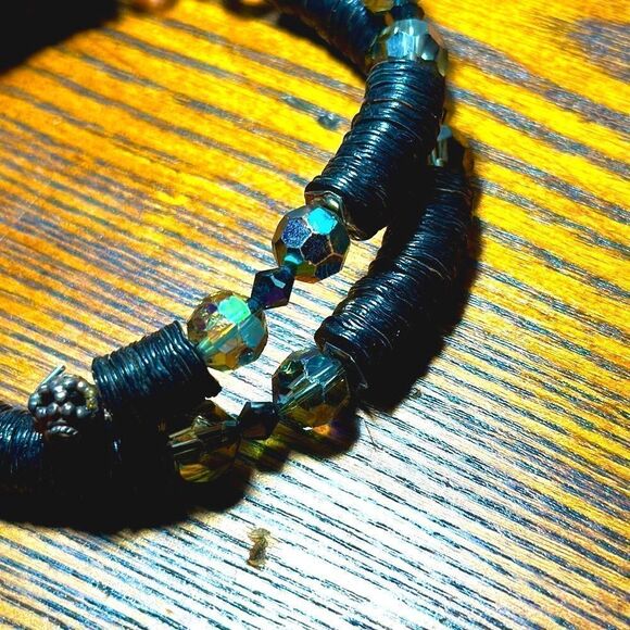 Swarovski Crystal Disc Wrap Bracelet - Picture 5 of 6